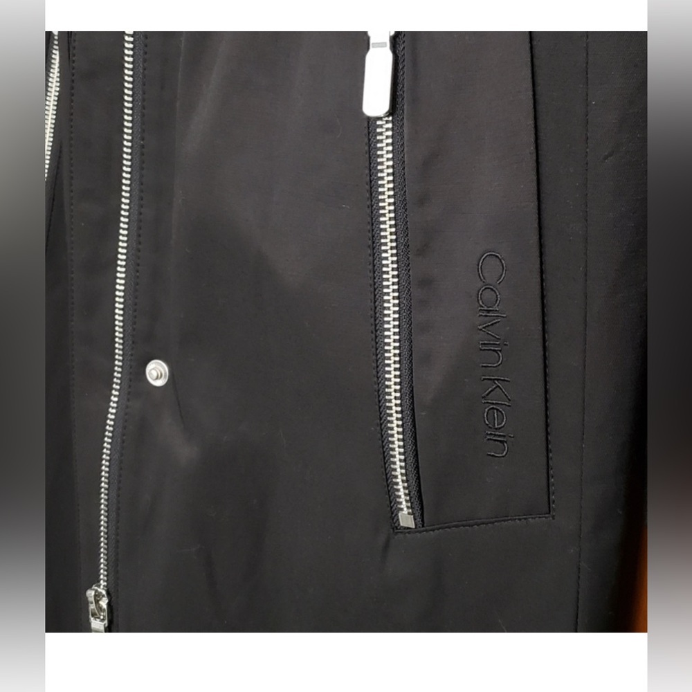 Calvin Klein Hooded A-Line Raincoat XS - Picture 8 of 12